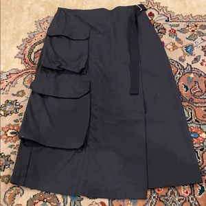 Urban Outfitters Black buckle skirt